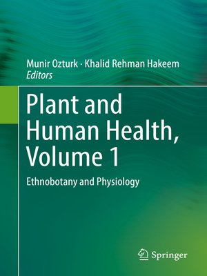 cover image of Plant and Human Health, Volume 1